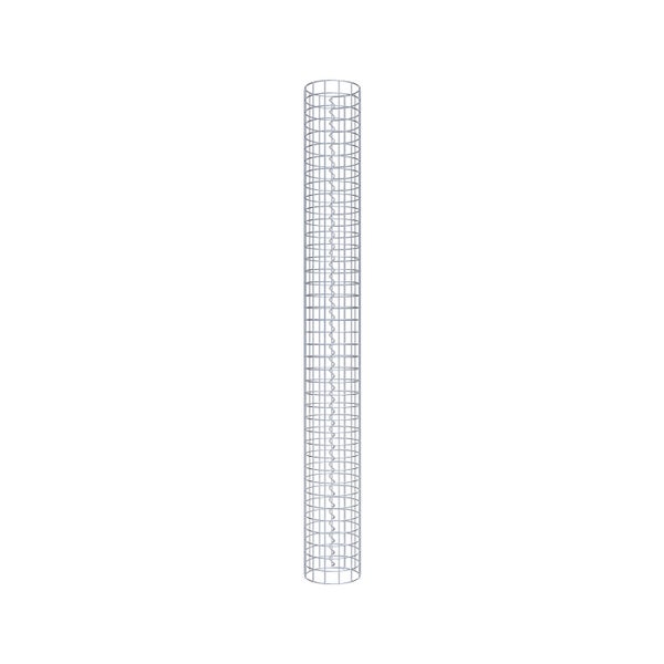 Gabionensäule Durchmesser 22 cm MW 5 x 5 cm rund - Höhe: 200 cm