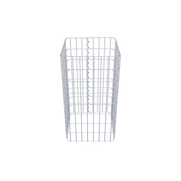 Gabionensäule 42 x 42 cm, MW 5 x 10 cm eckig - Höhe: 0,80 m