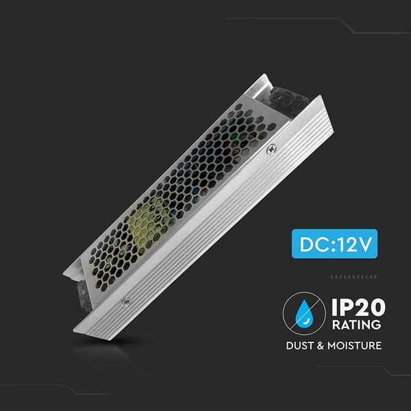 DC 12V Stromversorgung mit IP20 Schutzart gegen Staub und Feuchtigkeit