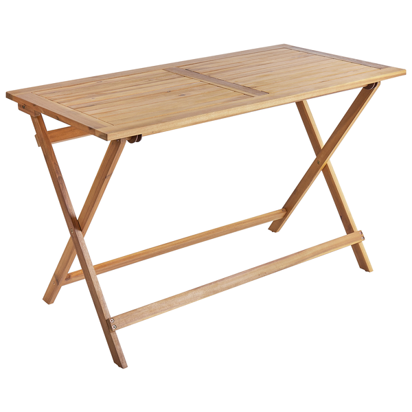 Gartentisch PROSSEDI 120 cm 60 cm Akazienholz Braun