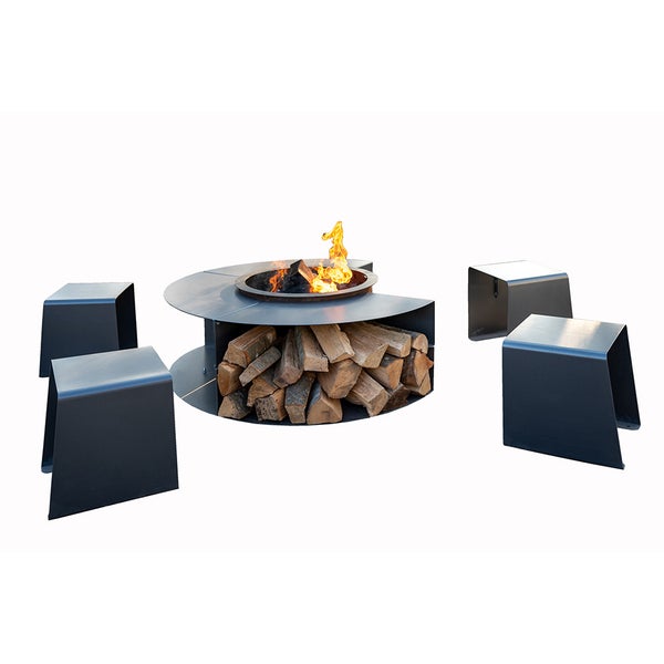 Home Deluxe Grill-Feuerstelle AGIR