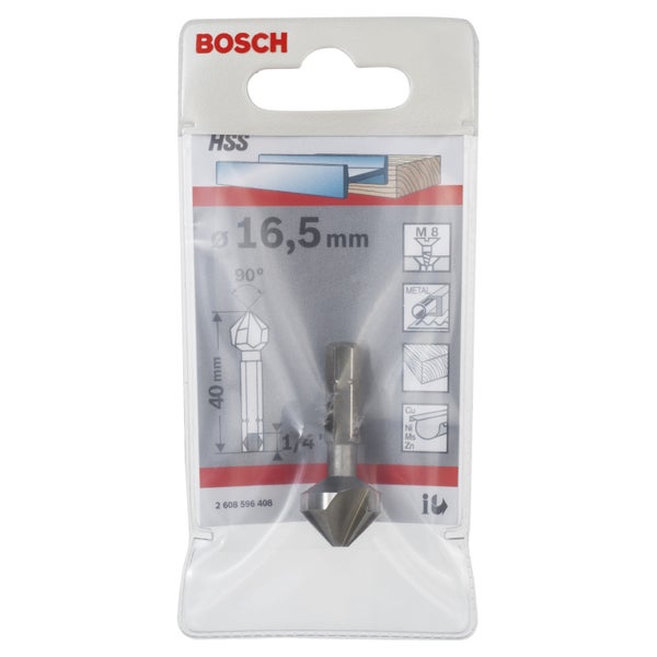 Bosch Kegelsenker 16,5 mm M8 40 mm 1/4 - 2608596408