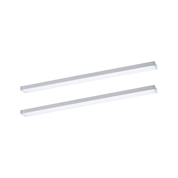 LED Unterschrankleuchte Inline Erweiterungsset 3000K dimmbar 2x4W 350x26mm 2x350lm 24V Chrom matt