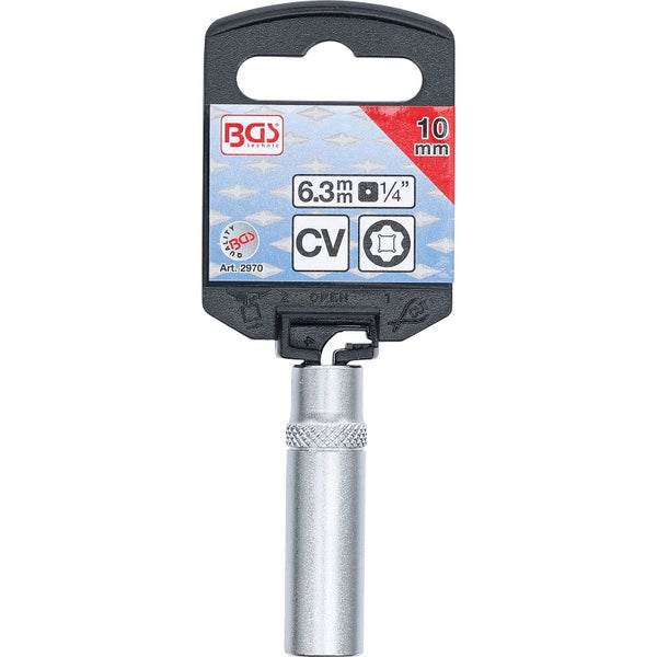 BGS technic Steckschlüssel Einsatz, 10 Millimeter