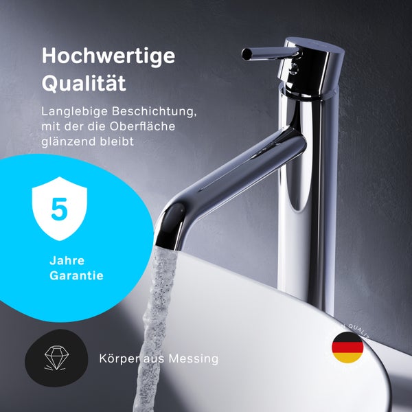 AM.PM Waschtischarmatur für Aufsatzwaschbecken FPA92000 Spike