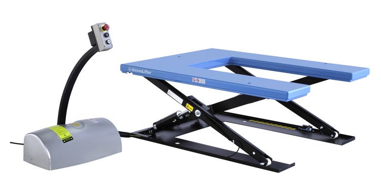 HanseLifter Hubtisch HTF-U mit U-Profil 230V Tragkraft 1000kg Hubhöhe 840mm