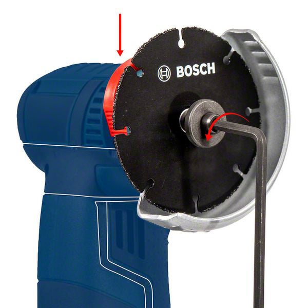 Bosch EXPERT Carbide Multi Wheel Trennscheibe, 180 mm, 22,23 mm - 2608901681