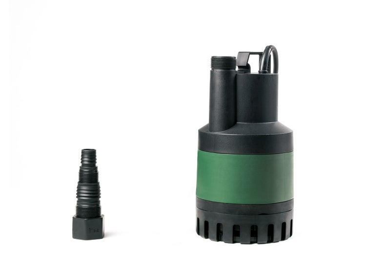 Tauchpumpe mit Schlauchanschlussstück