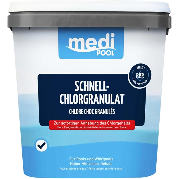Medi Pool Schnell-Chlorgranulat für Pools und Whirlpools