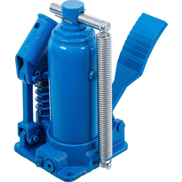 Blauer Hydraulik-Wagenheber