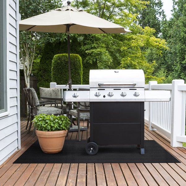 FLOORDIREKT Grillschutzmatte Catania - Feuerfest - Outdoor-Matte für den Grill - 90 x 120 cm