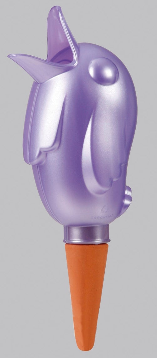 Scheurich Bördy XL, Wasserspeicher aus Kunststoff,  Farbe: Purple Pearl (nicht transparent), 8,32 cm Breite, 4,66 cm Tiefe, 29 cm hoch, 0,6 l Vol.