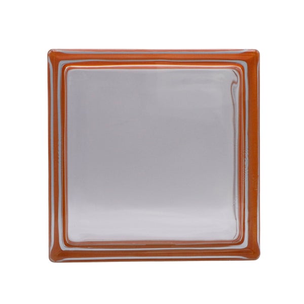 Quadratischer Glasbaustein