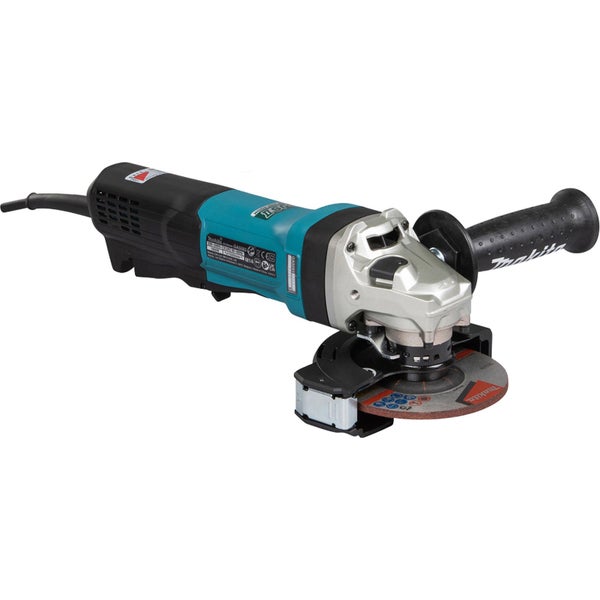 Makita GA5093X01 Winkelschleifer Ø 125 mm 1.900 W mit Bremse Paddelschalter und Elektronik