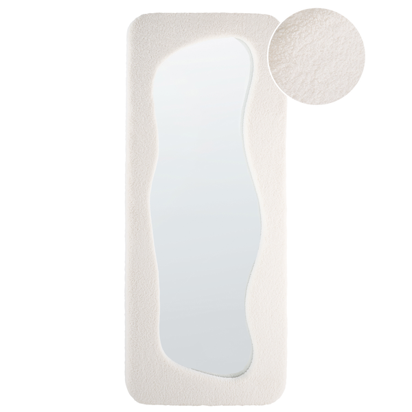 Wandspiegel QUIMPER 70 cm 170 cm Cremeweiß
