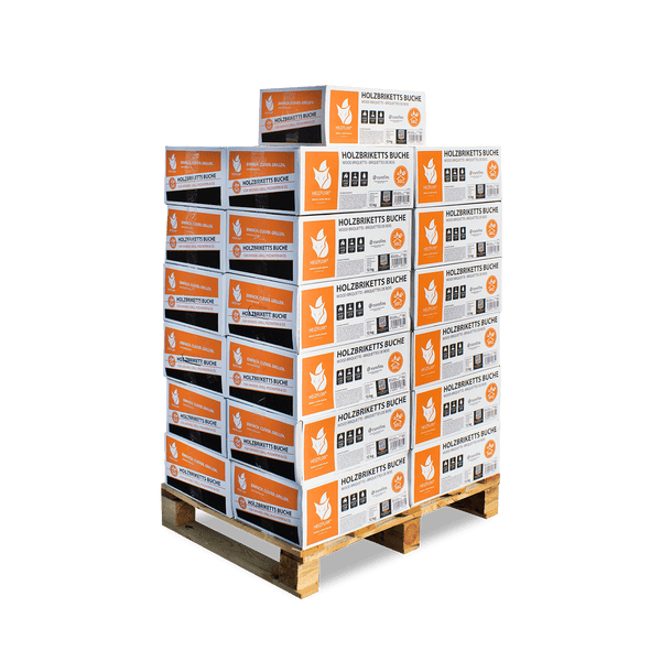 Heizfuxx Nestro Hartholz M 12kg x 25 Karton 300kg Palette
