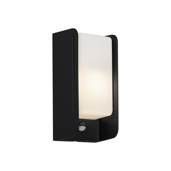 Außenleuchte Bewegungsmelder Sensor E27 IP44 12 W schwarz Metall Briloner