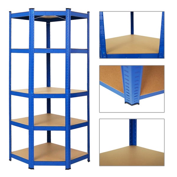 PROREGAL Mega Deal 1x Eckregal & 2x Schwerlastregal Ragnar Fachlast 175 kg Blau