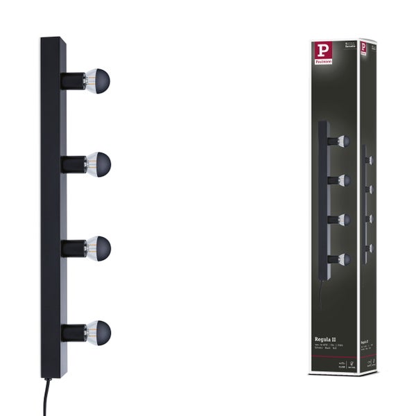 Spiegelleuchte Regula II E14 230V max. 4x40W dimmbar Schwarz