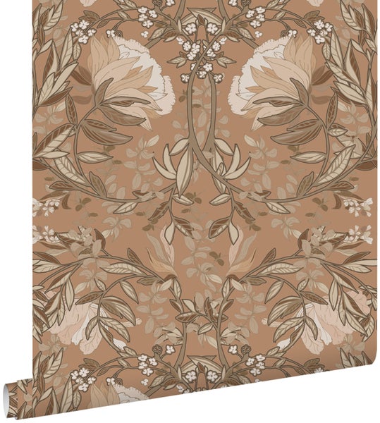 Rolle Tapete mit floralem Muster