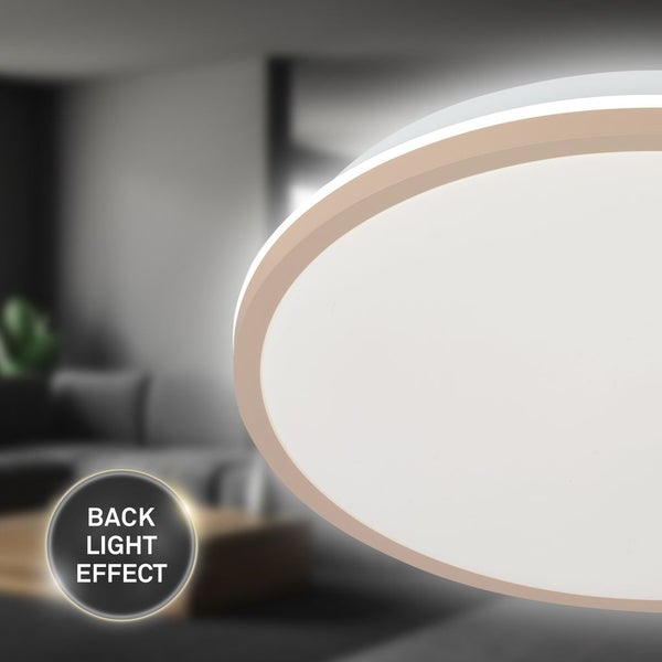 LED Deckenlampe Deckenleuchte Wohnzimmer Backlight Neutralweiß Flur