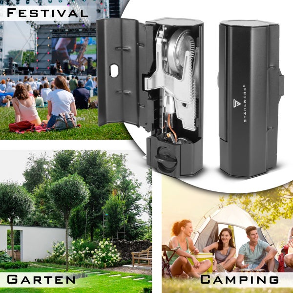 Tragbarer Gaskocher für Camping, Garten und Festivals