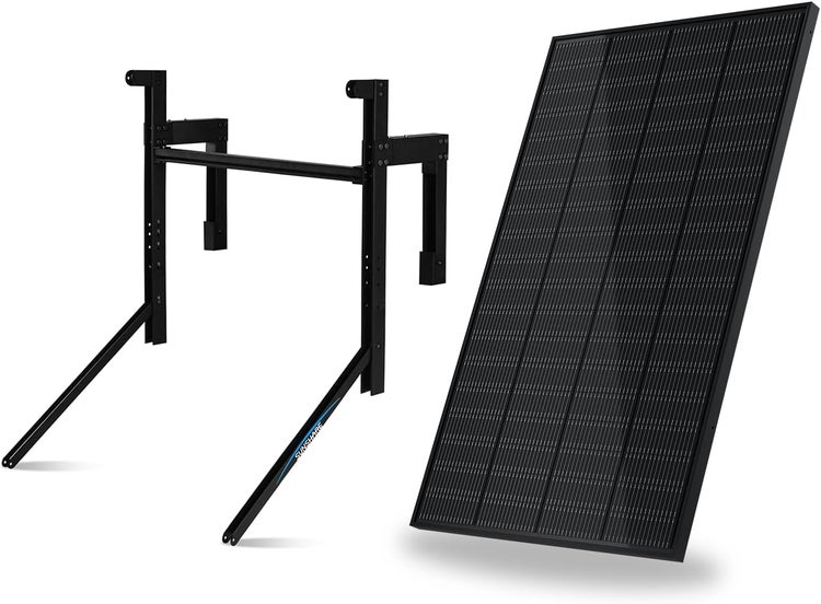Solarpanel mit Wandhalterung
