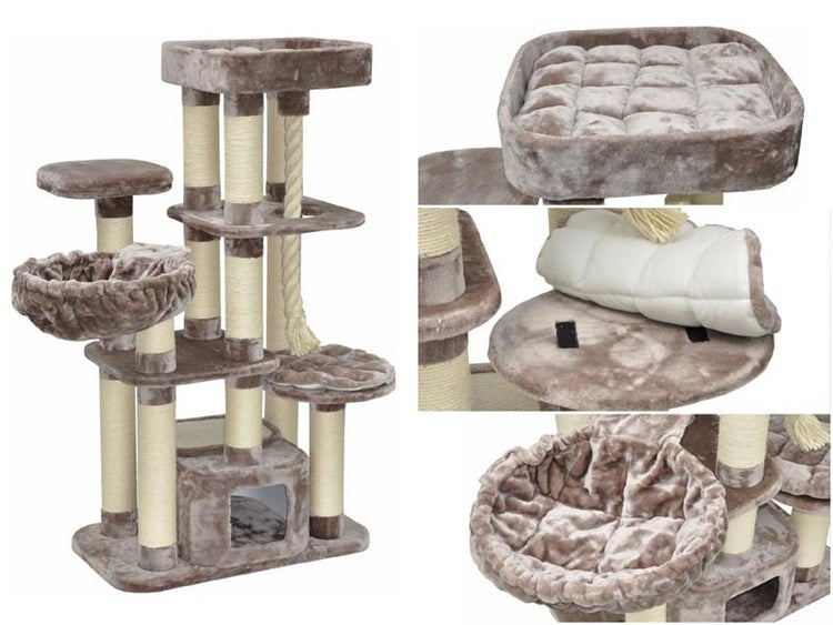 Kratzbaum Memphis braun 157 x 85 x 50 cm