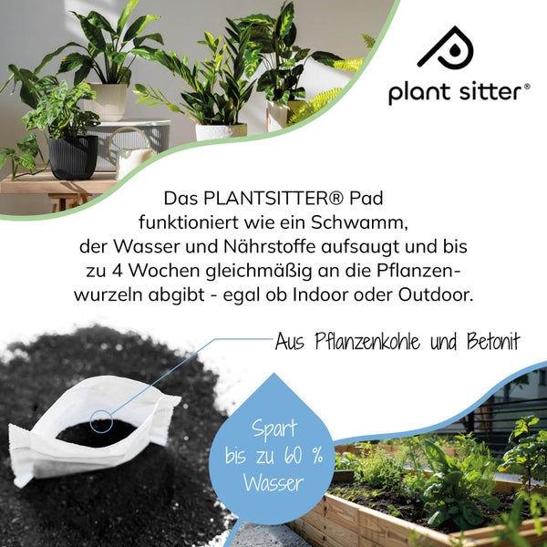 PLANTSITTER®-Pad: Die effektive Bewässerungslösung für gesunde Pflanzen
