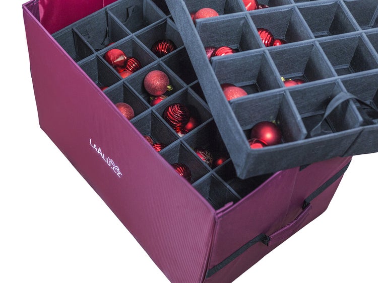Set Weihnachtskugeln 165 Stück in Luxusbox PRINZESSIN MAI für Weihnachtsbäume 240-270 cm