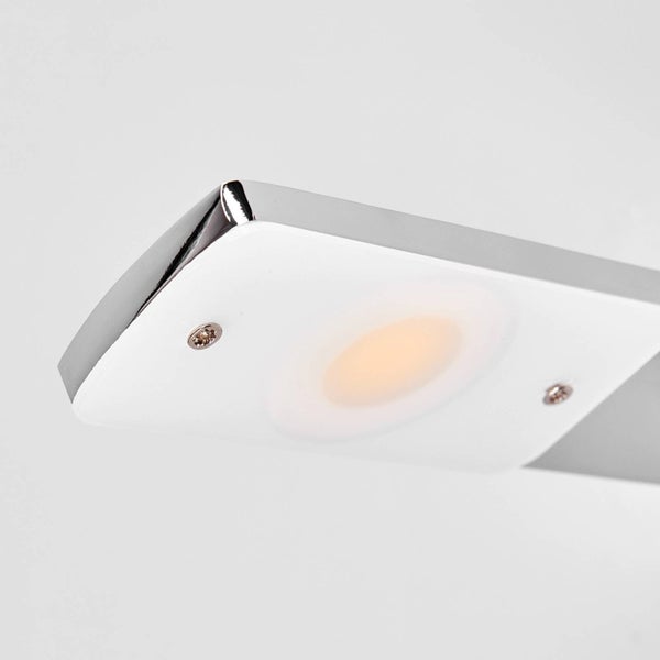 Lindby LED Wandleuchte, Wandlampe Bad Tizian (spritzwassergeschützt (Modern) in Chrom aus Metall (1 flammig ) - Wandleuchten Spiegelleuchte Badezimmer Wandbeleuchtung Badezimmerleuchte