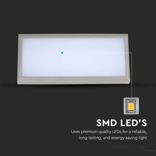 Rechteckige LED-Panel-Leuchte mit SMD-LEDs für eine zuverlässige, langlebige und energiesparende Beleuchtung.