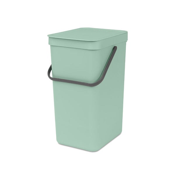 Brabantia Abfallsammler Mit Stay Open Deckel 16 Liter HxBxT 40 x 27,9 x 22 cm Kunststoff Jade