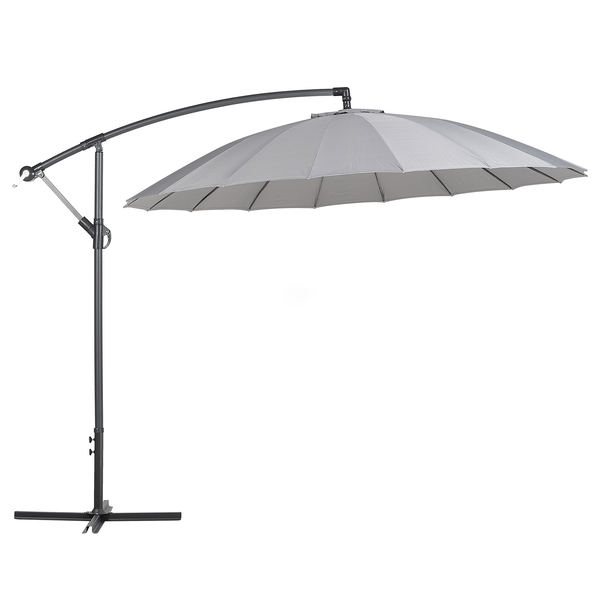 Ampelschirm 268 cm CALABRIA II Dunkelgrau
