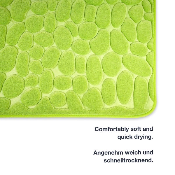 Badezimmerteppich mit Steinmuster