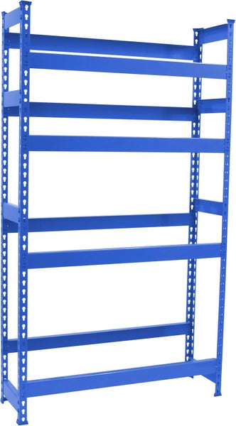 PROREGAL Getränkekistenregal Getränkeregal High Big Camel HxBxT 200x100x30 cm Blau