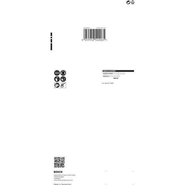 Bosch Expert Schleifblattset, Körnung P320, 115 x 230 Millimeter, 10 Stück