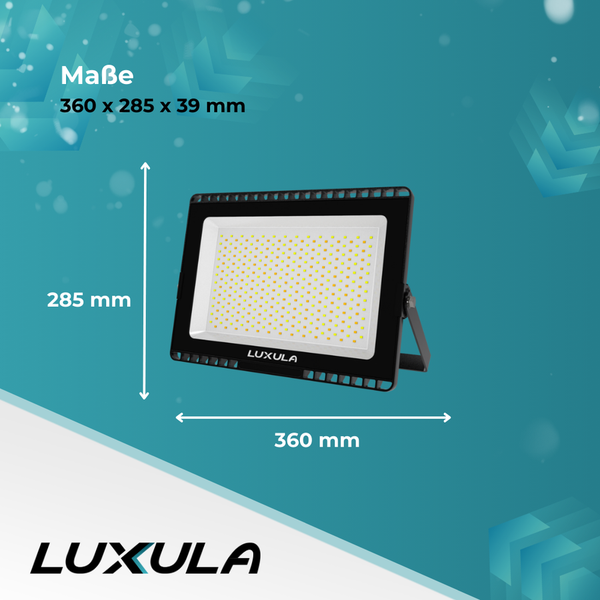 LUXULA 2er-Set LED-Strahler CCT LED Fluter Flutlichtstrahler Kaltweiß bis Warmweiß Außenstrahler 150W 15000lm IP65