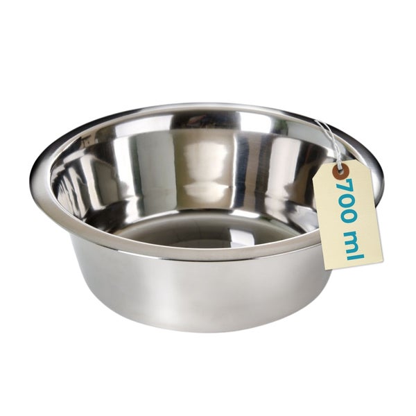 Edelstahlnapf mit einem Fassungsvermögen von 700 ml