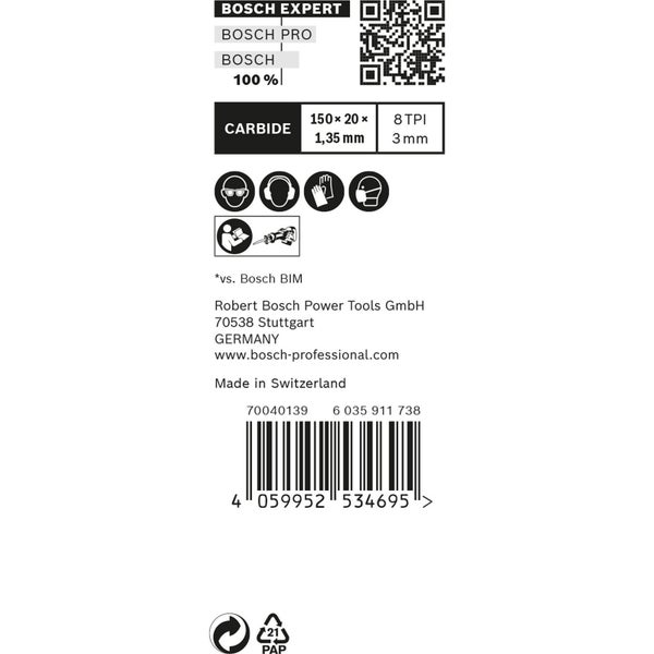 Bosch Expert Produktinformationen