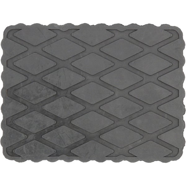 Gummimatte mit Rautenmuster