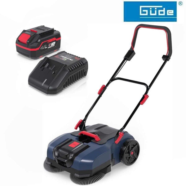 Güde Akku-Kehrmaschine inklusive Akku und Ladegerät