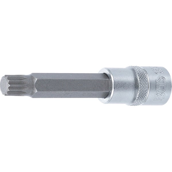 BGS Bit-Einsatz Länge 100 mm Antrieb Innenvierkant 12,5 mm (1/2) Innenvielzahn (für XZN) M12 - 4363