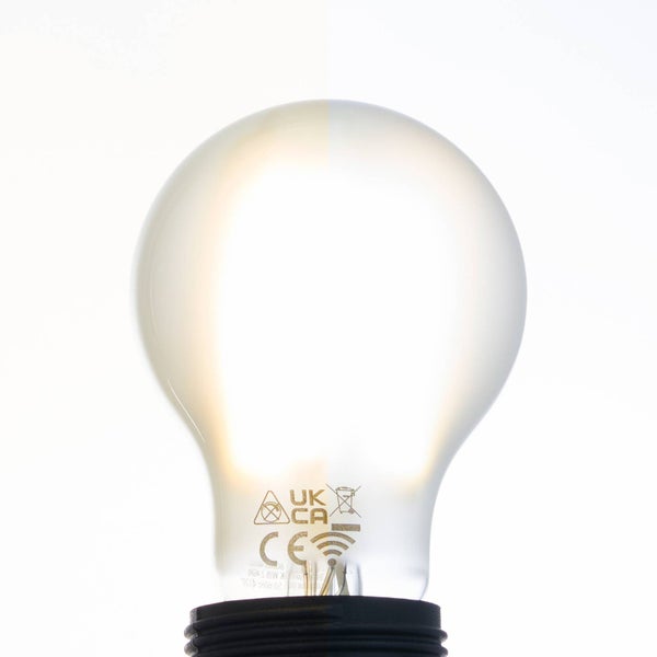 LUUMR LED E27 Smart Led E27-Leuchtmittel A60 in Weiß aus Glas (E27) - Home Leuchtmittel