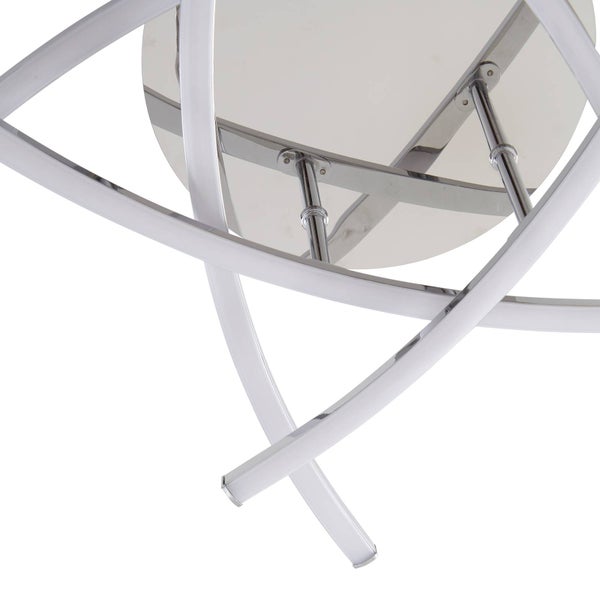 Lindby LED Deckenleuchte Flakira dimmbar (Modern) in Chrom aus Aluminium (1 flammig, ) - Lampe Deckenlampe Wohnzimmerleuchte