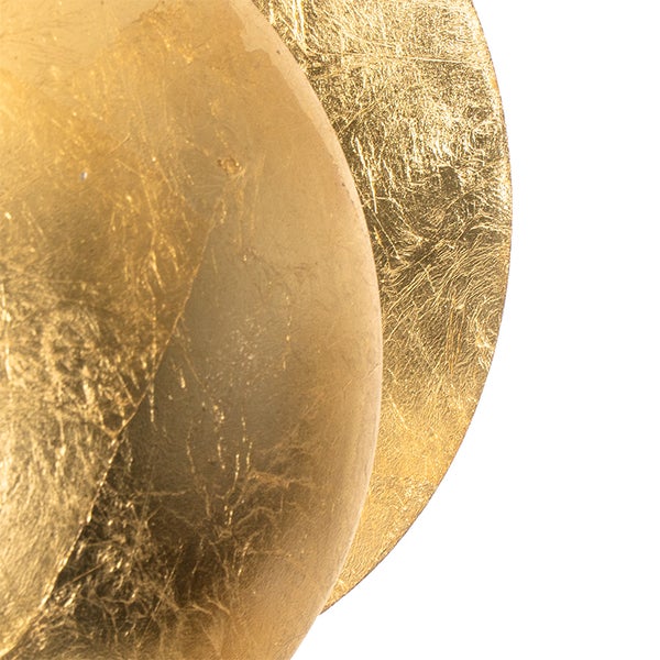 Nahaufnahme einer goldenen Dekoration