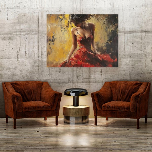 Leinwandbild Abstrakt Frau Bilder Wohnzimmer Schlafzimmer 120x80 cm