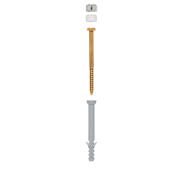 Schraube mit Dübel zur Befestigung