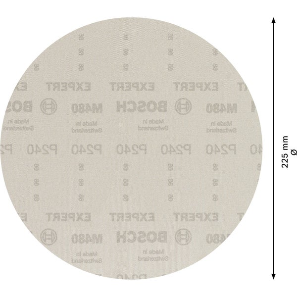 Schleifpapier, Durchmesser 225 mm