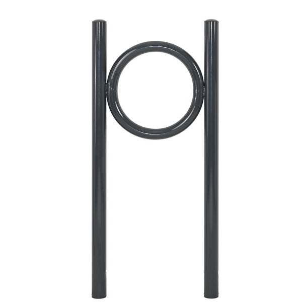 Fahrradständer aus Stahl mit rundem Design